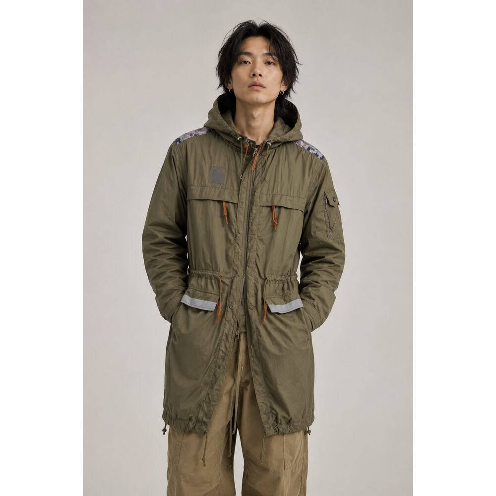 Puma × Mihara Yasuhiro Collaboration Nylon Jacket Mens Size medium Green Camo